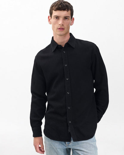 Finch Denim Shirt - Black