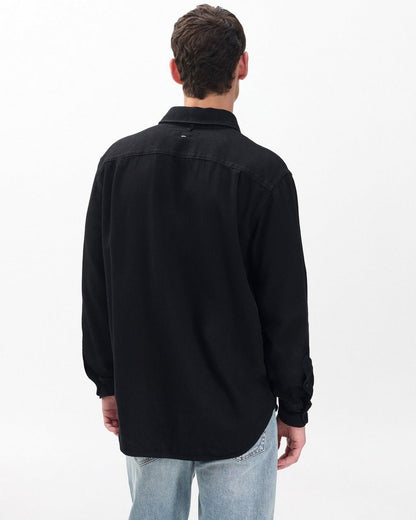 Finch Denim Shirt - Black