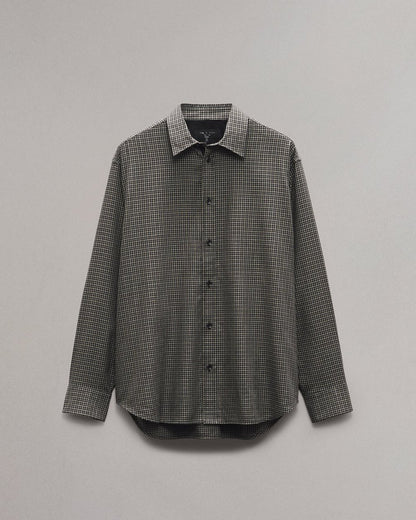 Matthew Plaid Shirt - Green Plai