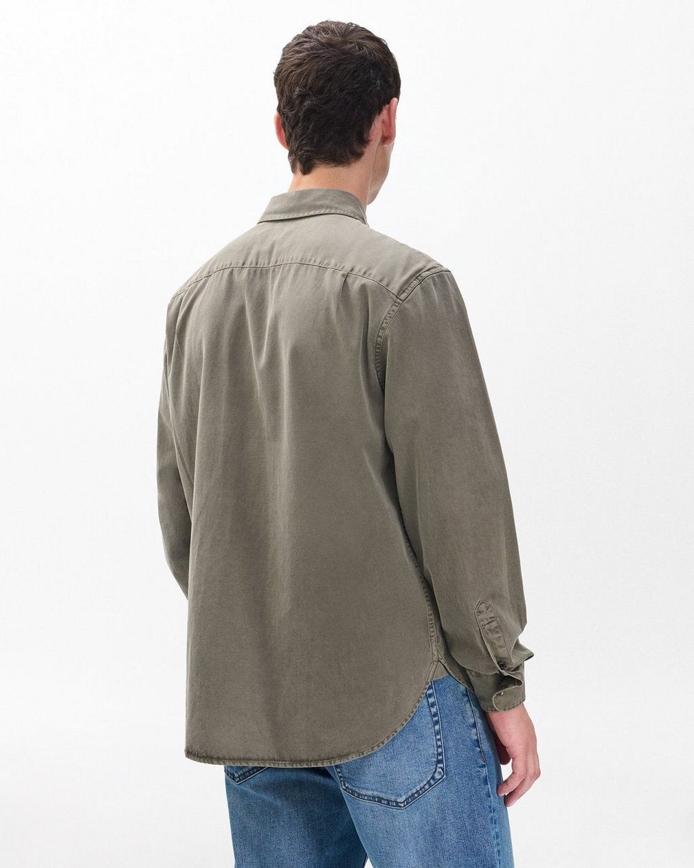 Finch Overdyed Shirt - Brown