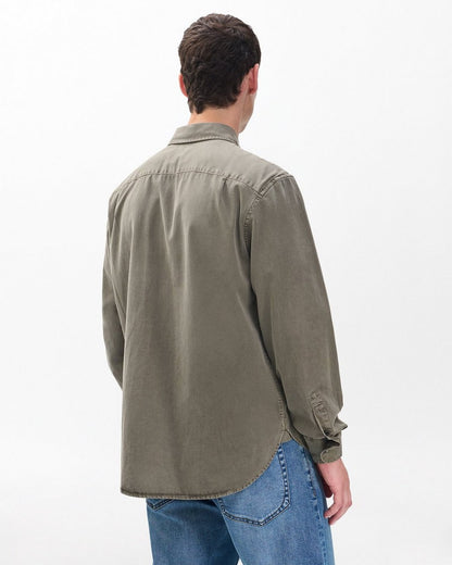 Finch Overdyed Shirt - Brown