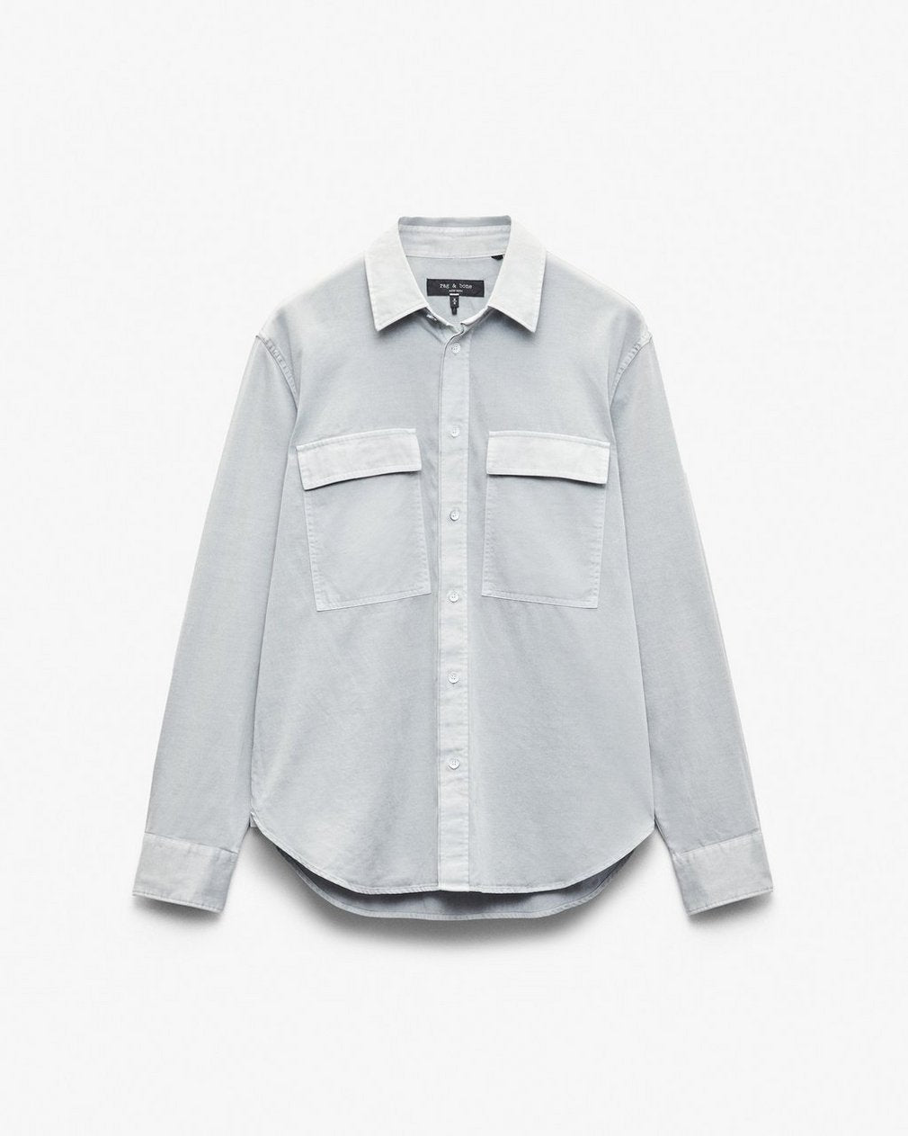 Finch Overdyed Shirt - Grey Ice