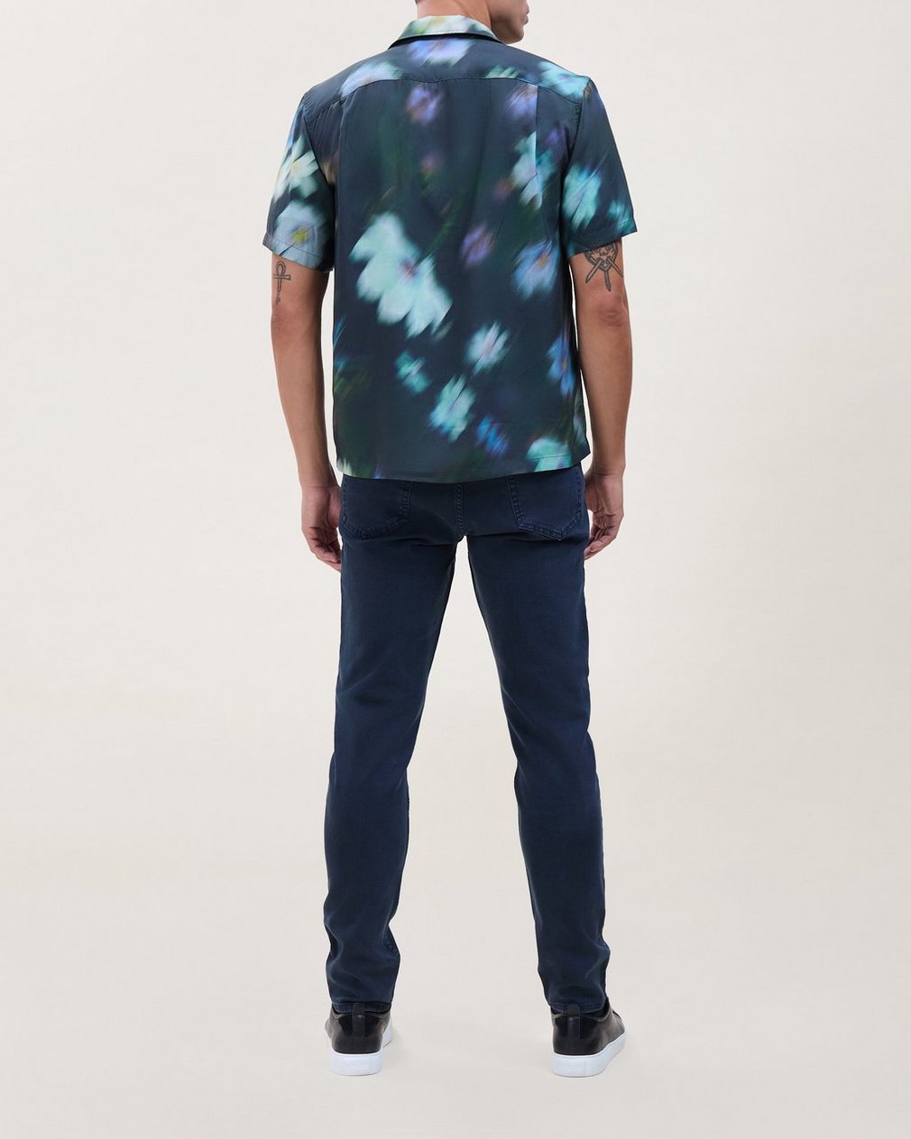Alan Printed Shirt - Blue Floral