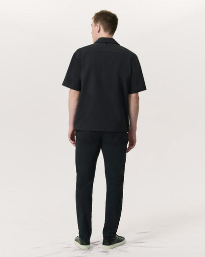 Breaker Relaxed Fit Utility Overshirt - Black
