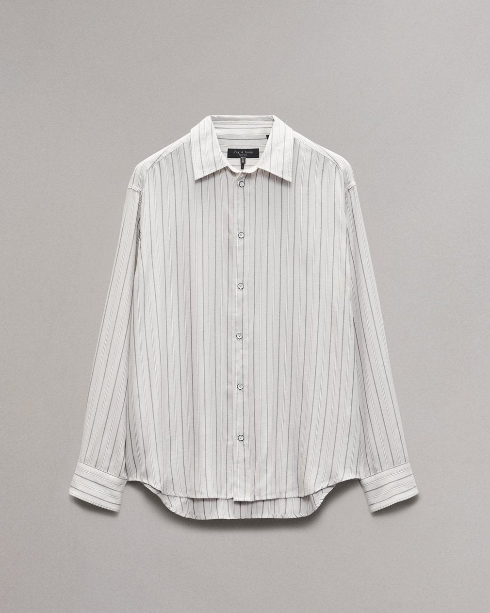 Matthew Striped Shirt - White Stripe