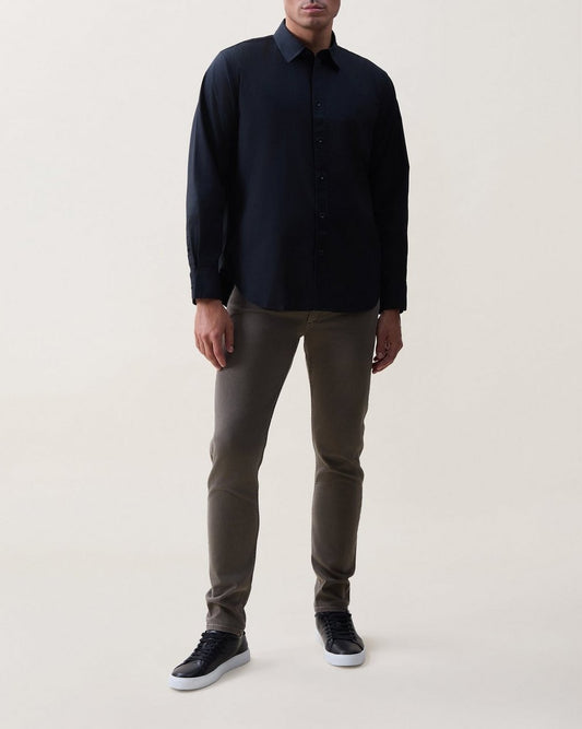 Griffin Poplin Shirt - Black