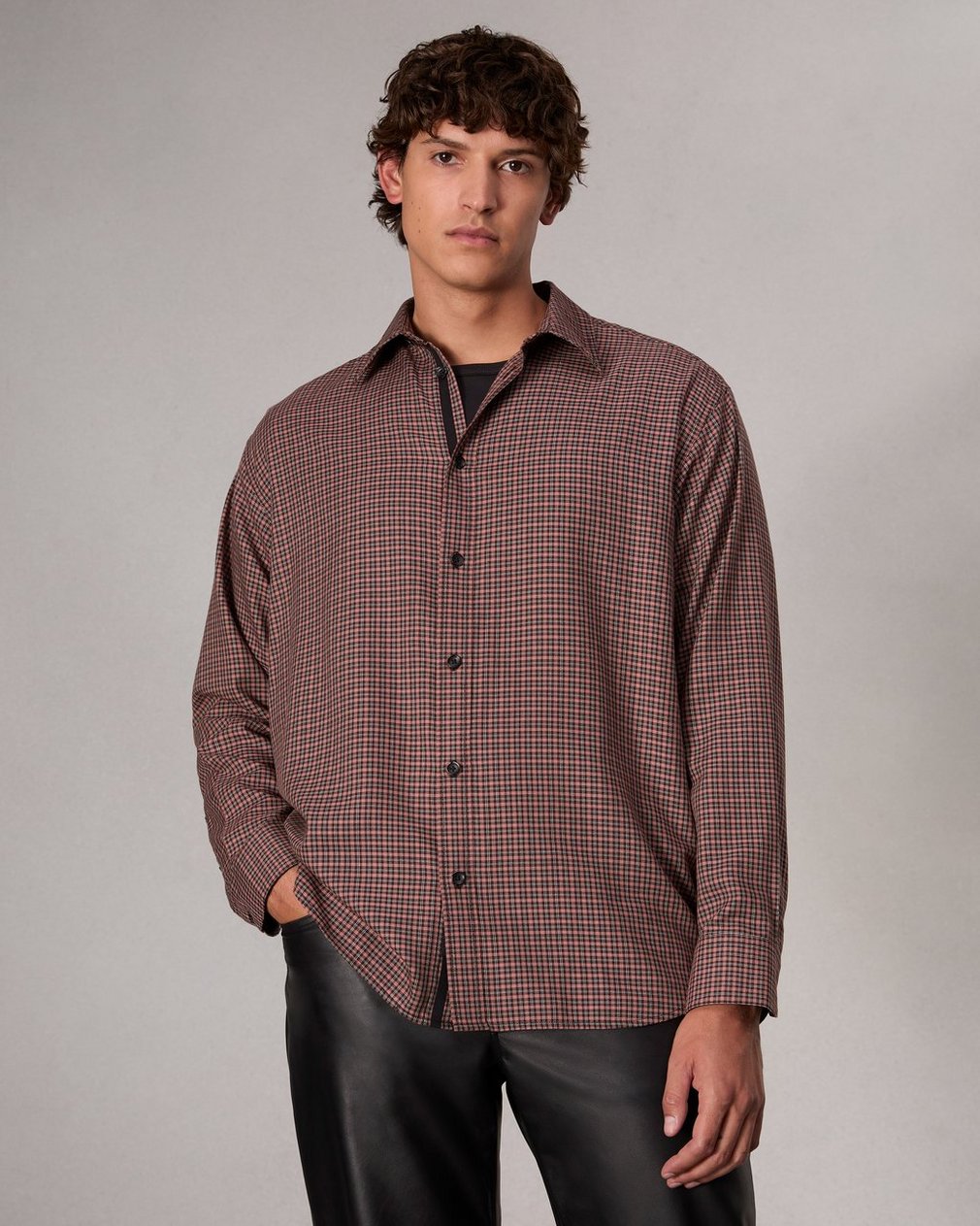 Matthew Plaid Shirt - Brown Plaid