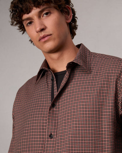 Matthew Plaid Shirt - Brown Plaid