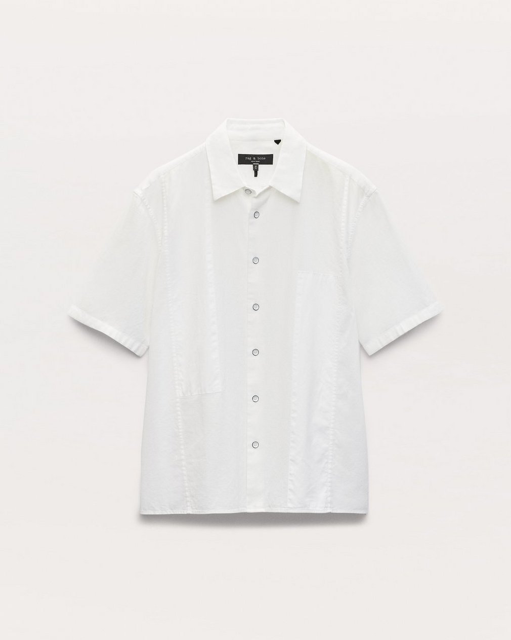 Dalton Patchwork Shirt - White