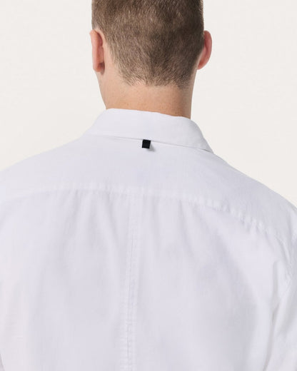 Dalton Patchwork Shirt - White