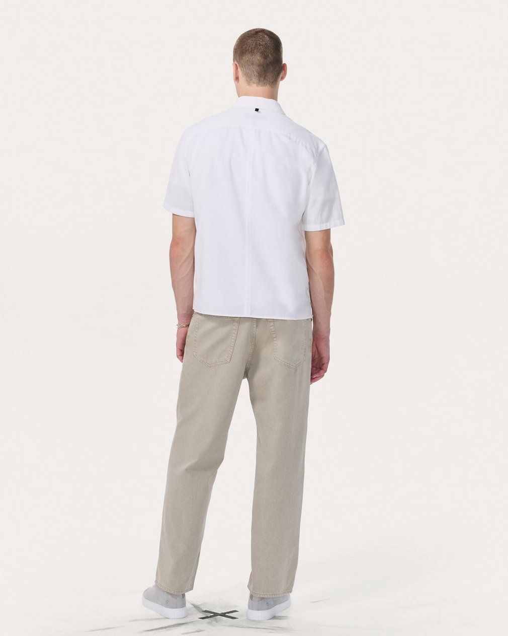 Dalton Patchwork Shirt - White