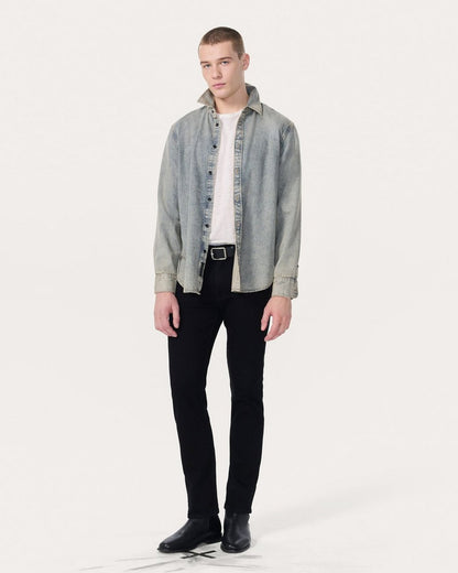 Finch Denim Shirt - Worn Bleach