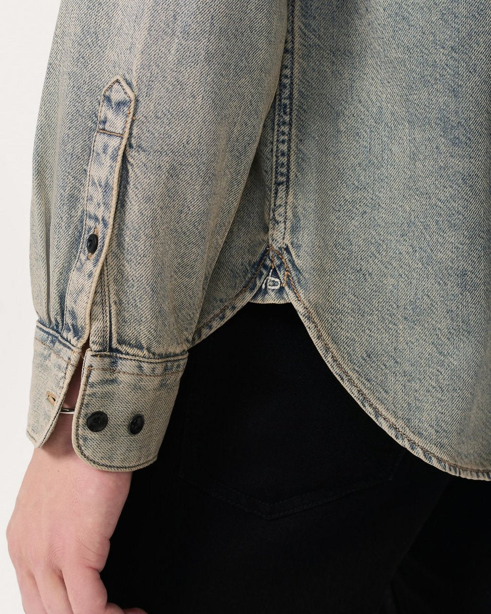 Finch Denim Shirt - Worn Bleach