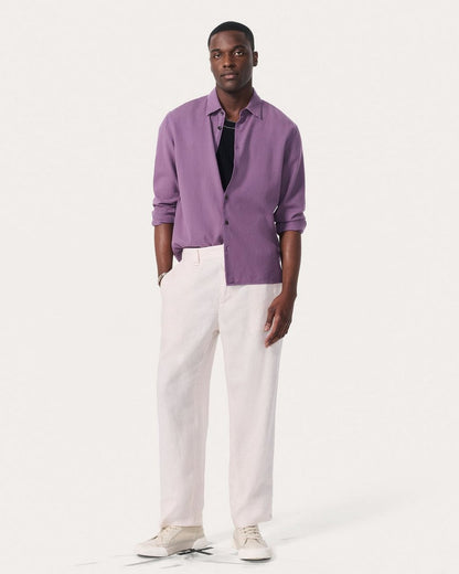 Dalton Canvas Shirt - Washed Violet