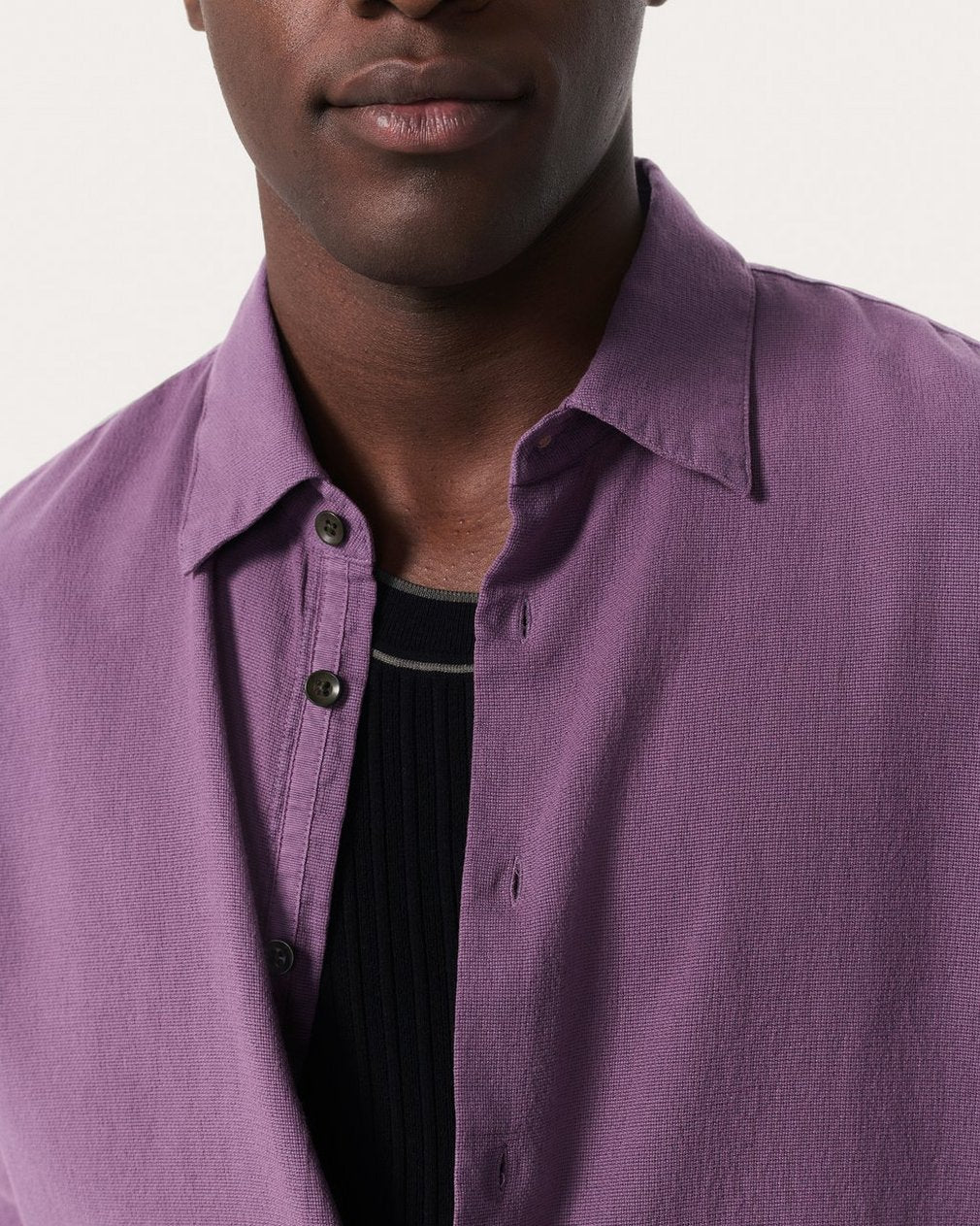 Dalton Canvas Shirt - Washed Violet