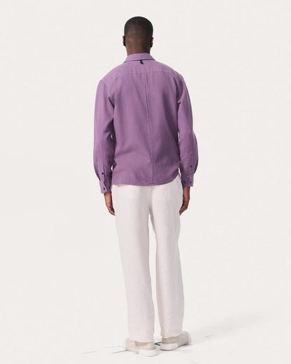Dalton Canvas Shirt - Washed Violet