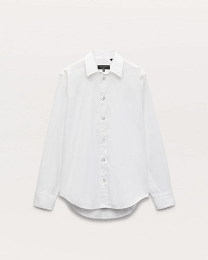 Patrick Poplin Shirt - White