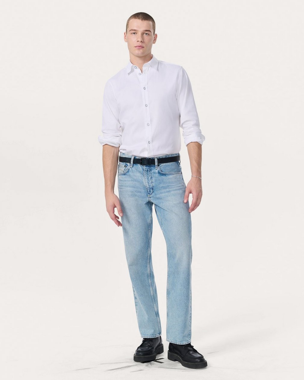 Patrick Poplin Shirt - White