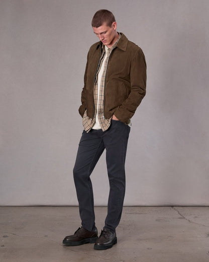 Matthew Flannel Shirt - Taupe Plaid