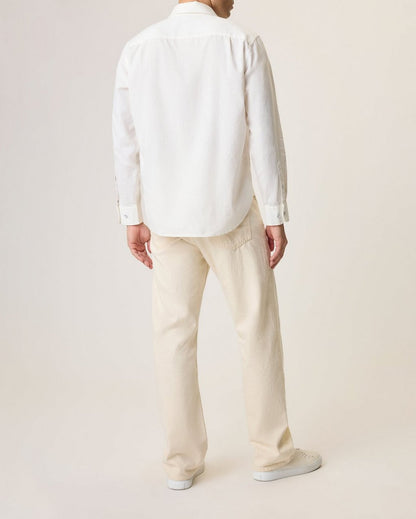 Griffin Hemp-Cotton Shirt - Marshmallow