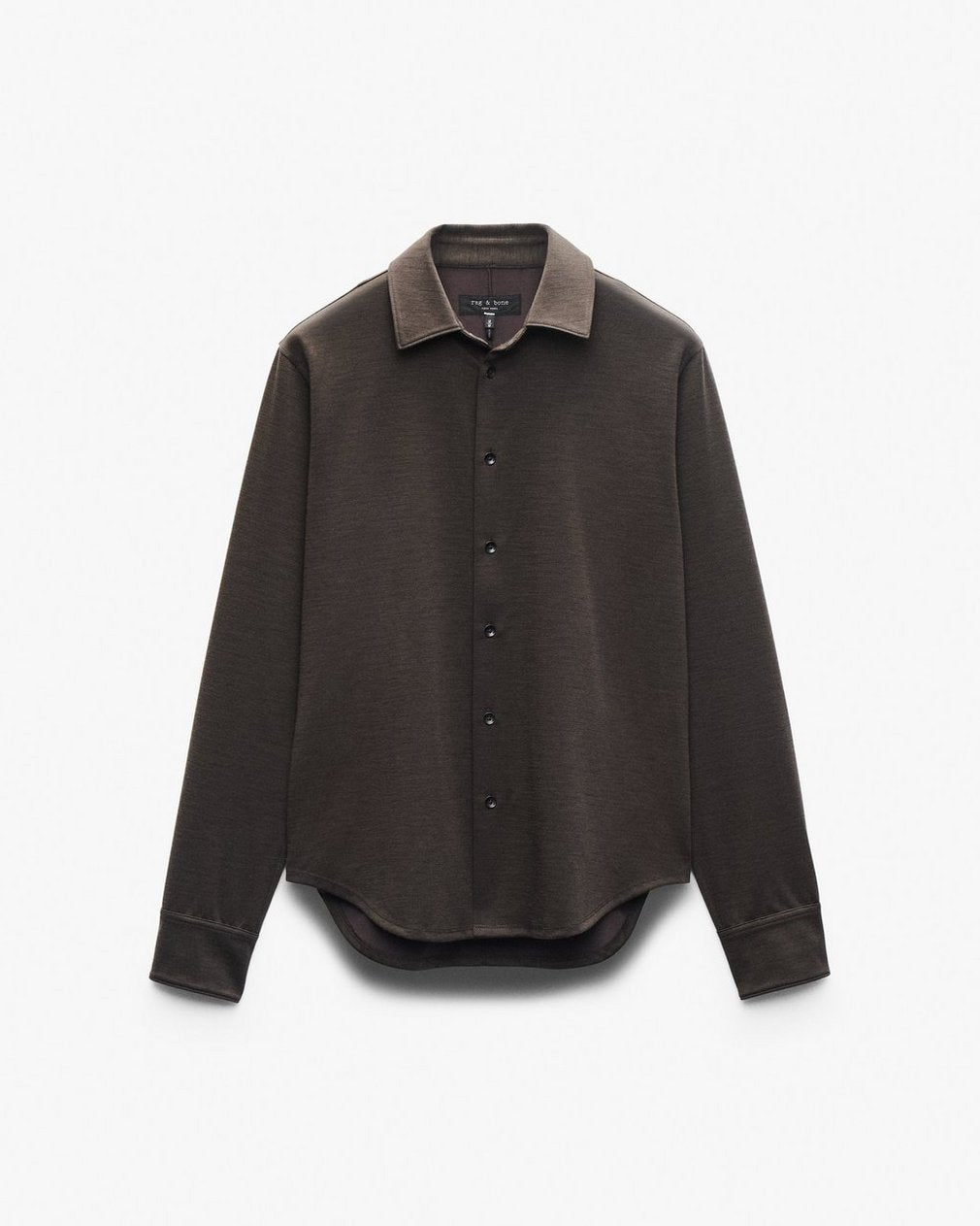 Tomlin Merino Wool Knit Shirt - Stonewall