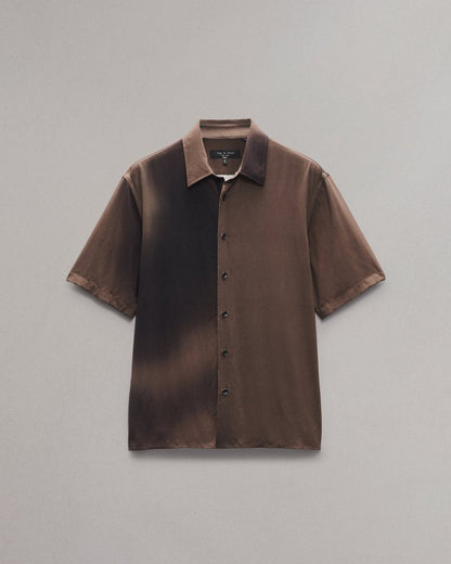 Dalton Printed Shirt - Brown Gradient