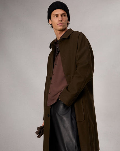 Dalton Printed Shirt - Brown Gradient