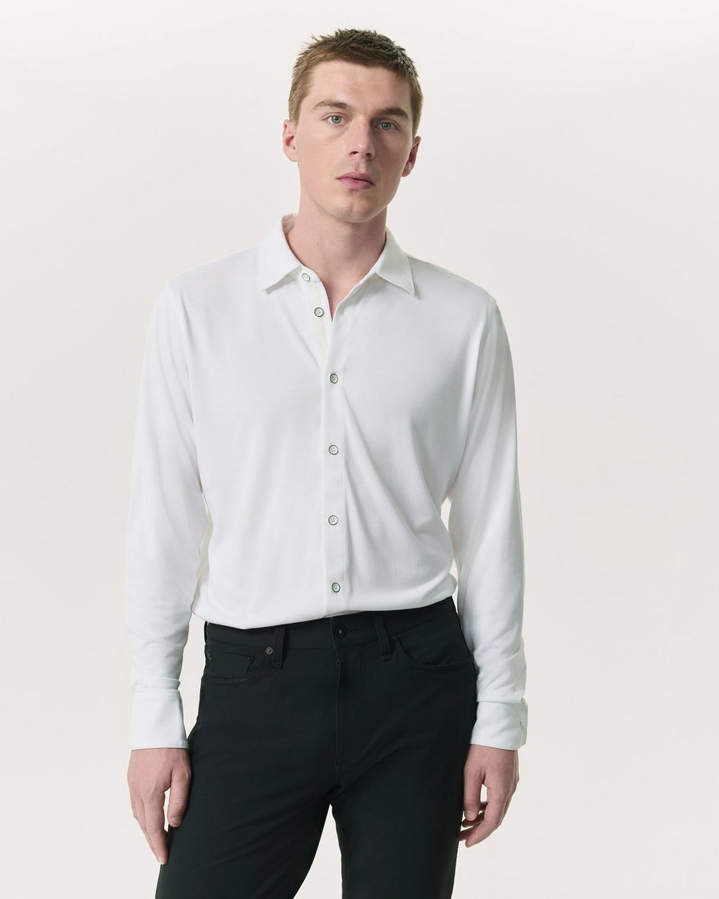 Tomlin Tech Jersey Shirt - White