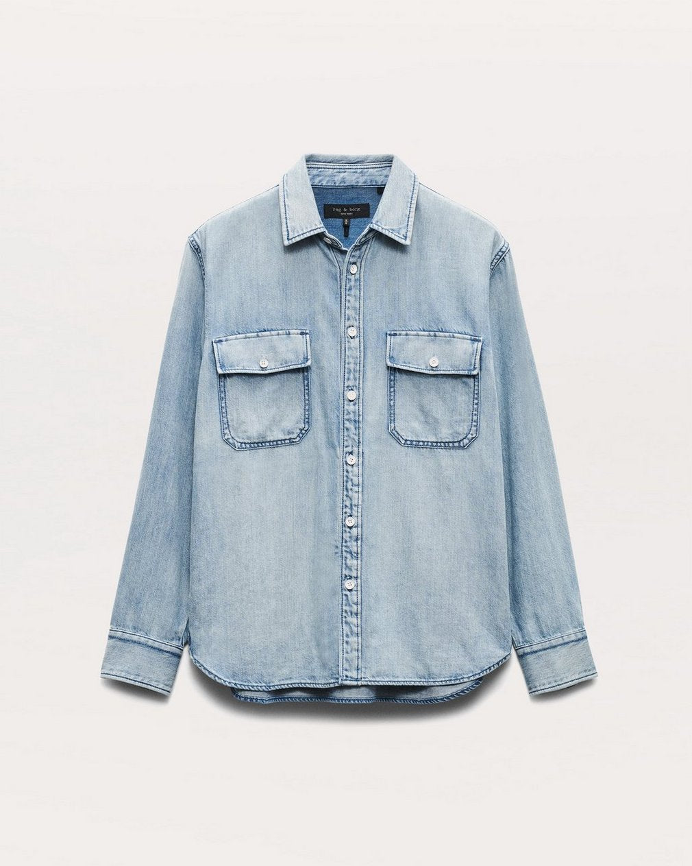 Relaxed Fit Featherweight Denim CPO Overshirt - Fletcher
