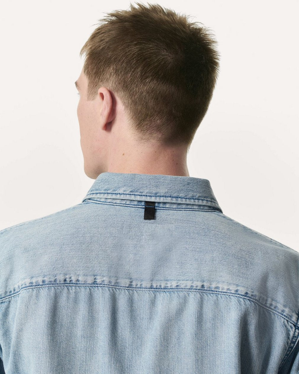 Relaxed Fit Featherweight Denim CPO Overshirt - Fletcher