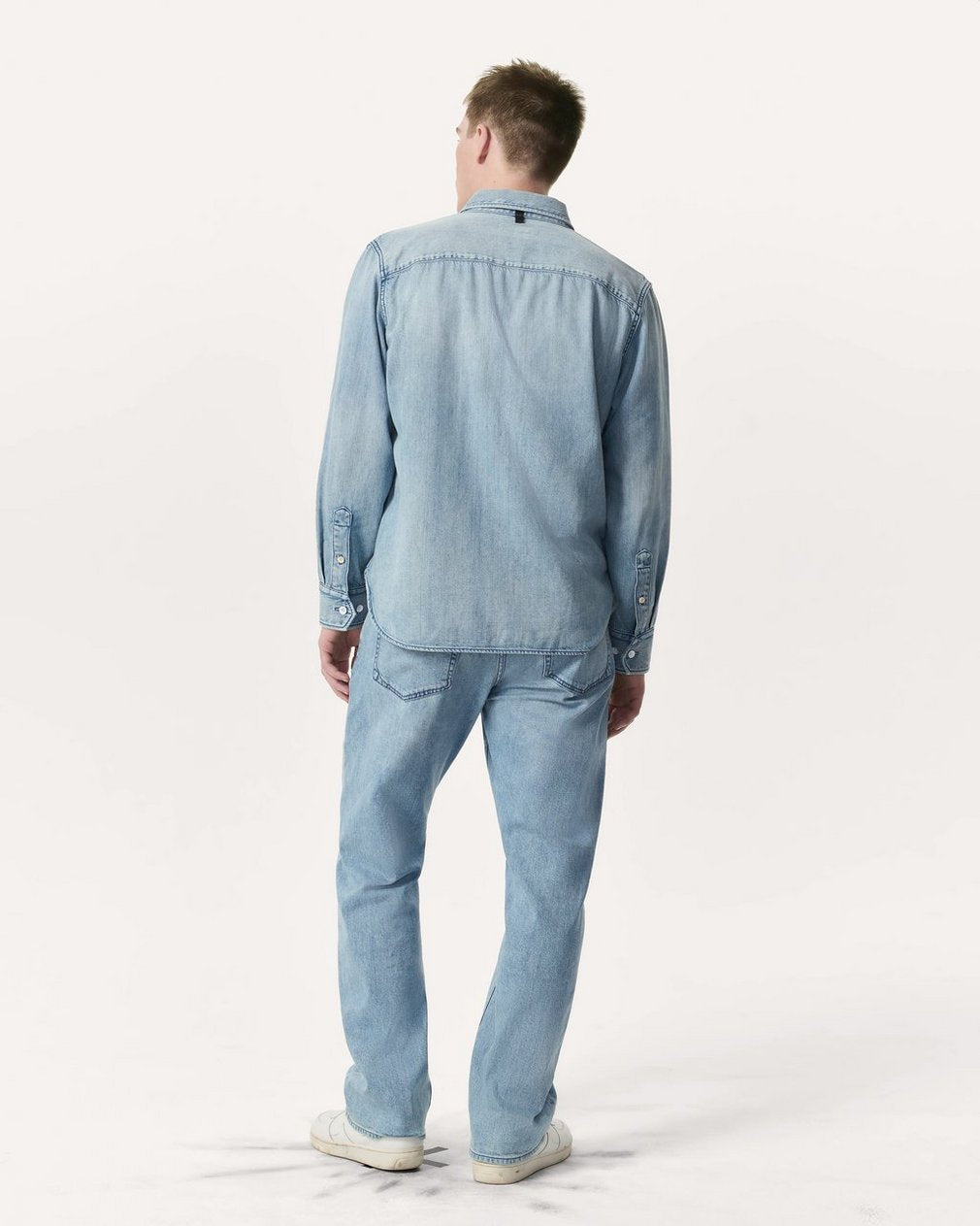 Relaxed Fit Featherweight Denim CPO Overshirt - Fletcher