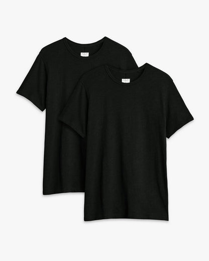 Two-Pack Classic Flame Tee - Black