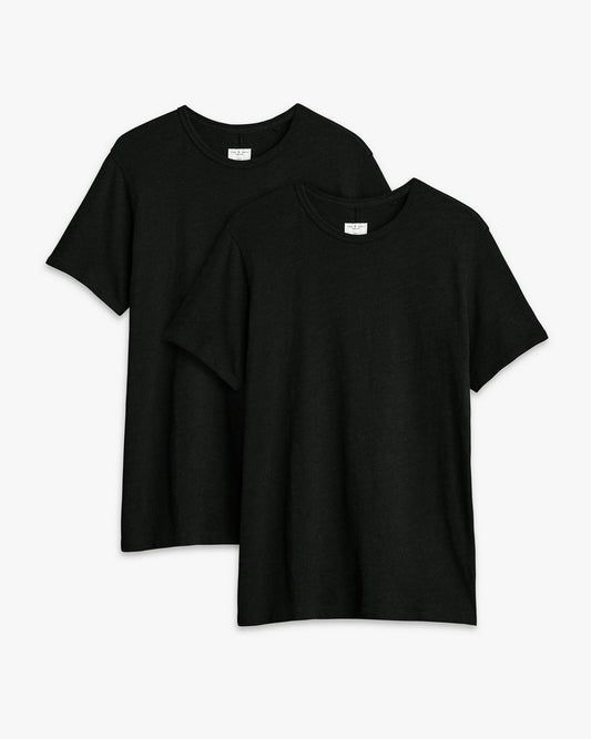 Two-Pack Classic Flame Tee - Black