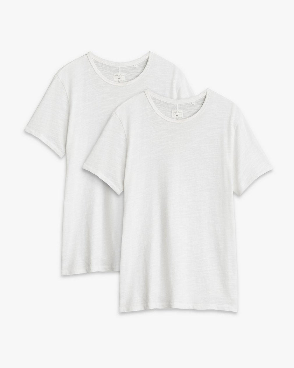 Two-Pack Classic Flame Tee - White