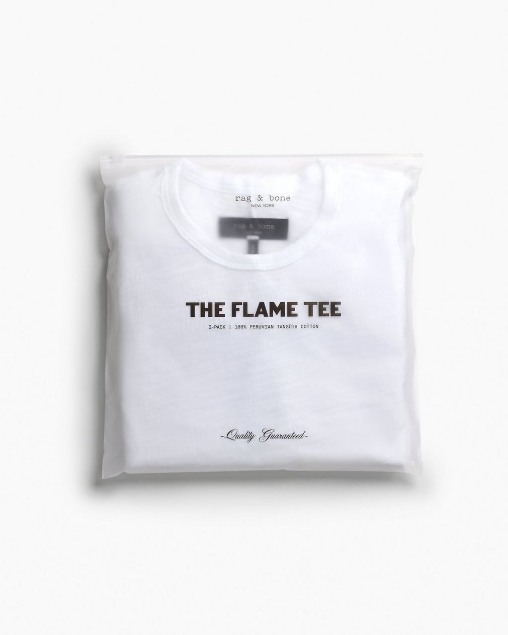 Two-Pack Classic Flame Tee - White