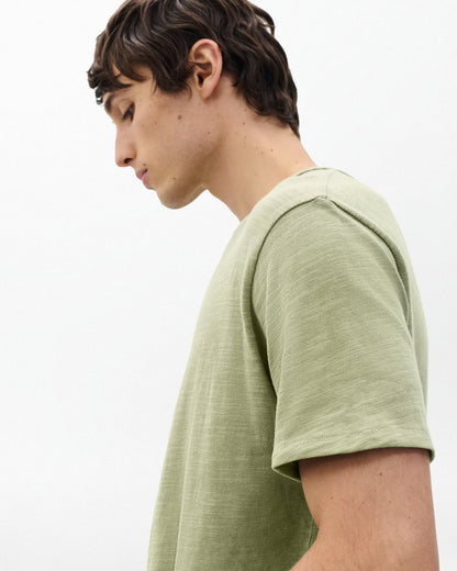 Classic Flame Tee - Dry Moss