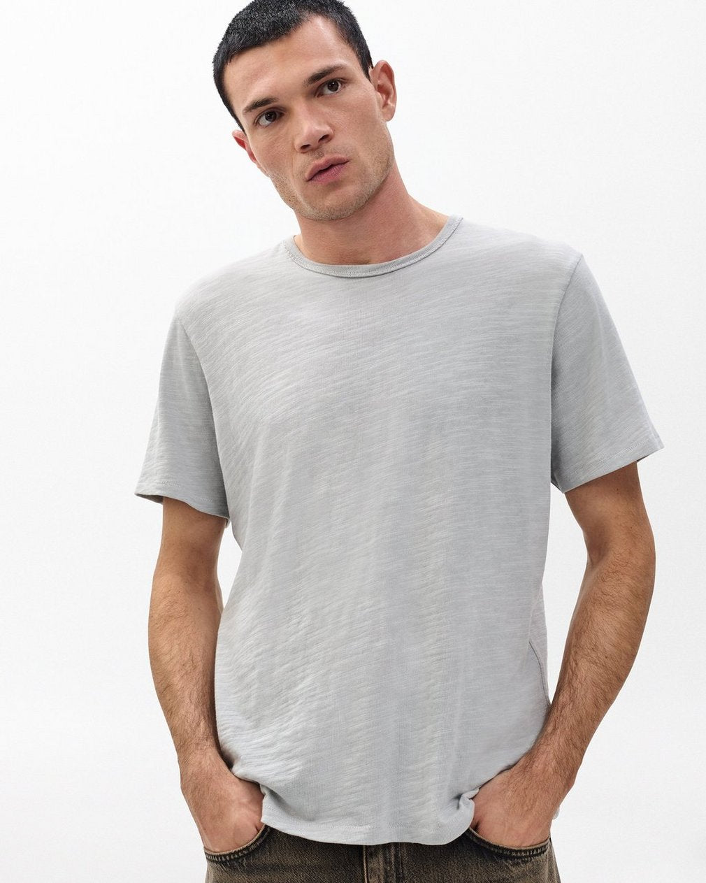 Classic Flame Tee - Harbor Grey