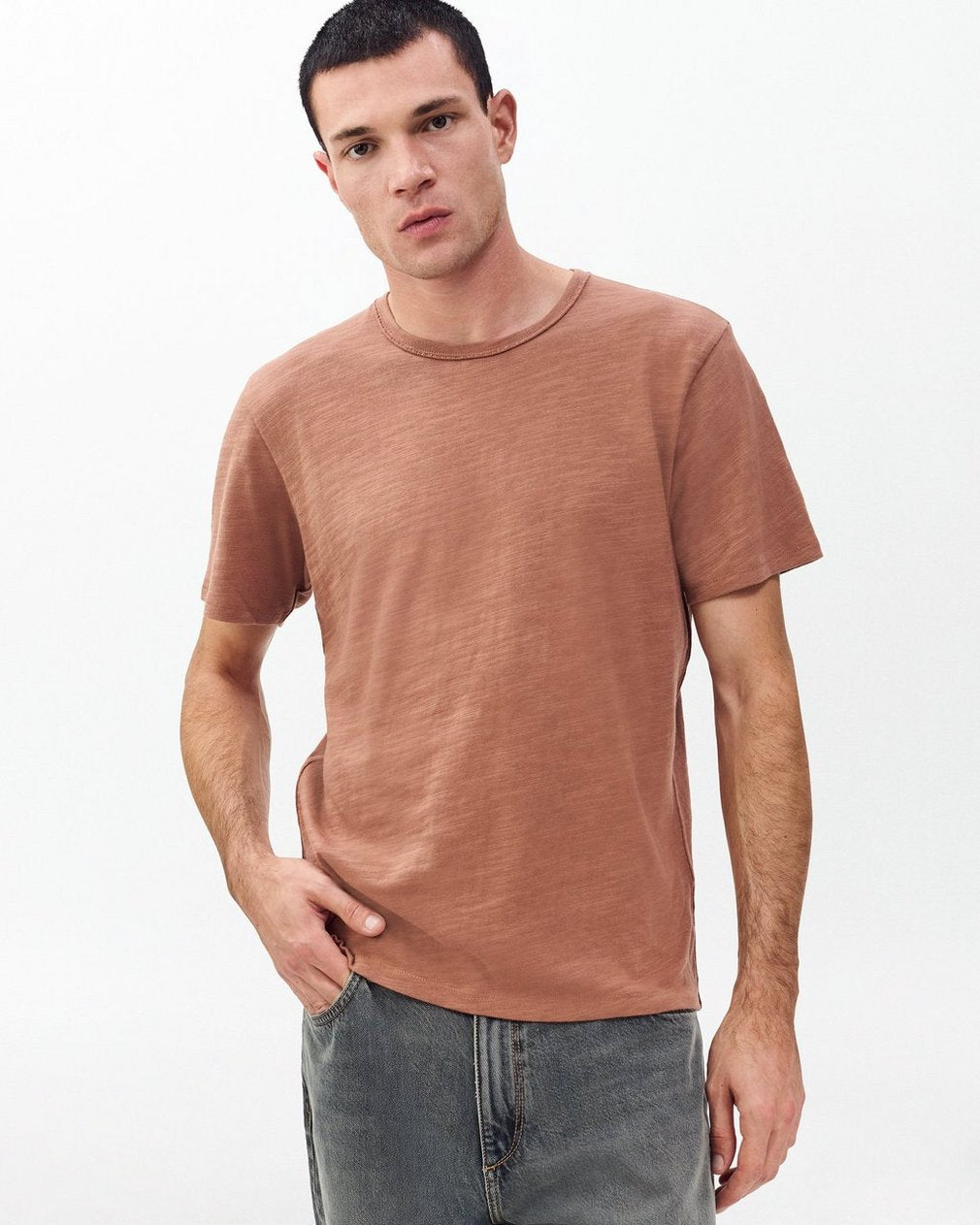Classic Flame Tee - Rust
