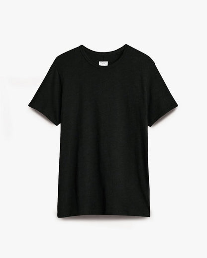 Classic Flame Tee - Jet Black