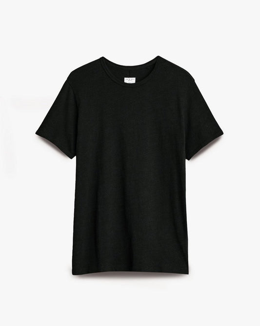 Classic Flame Tee - Jet Black