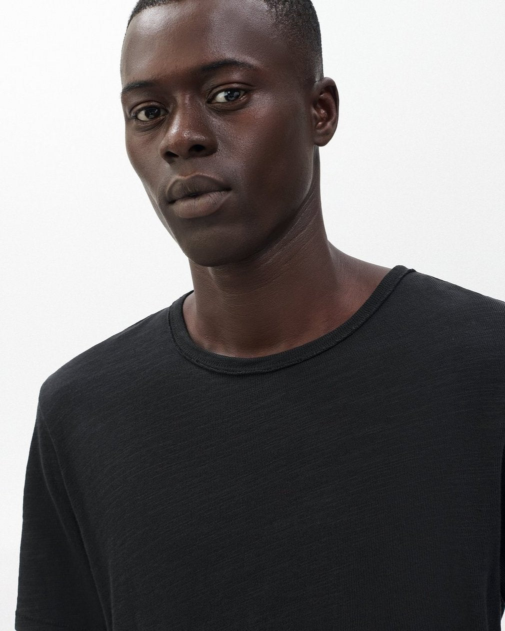 Classic Flame Tee - Jet Black