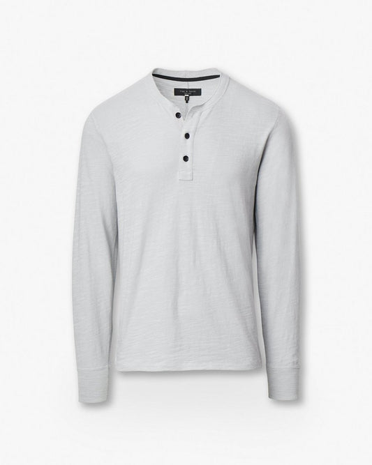 Classic Flame Henley - Harbor Grey