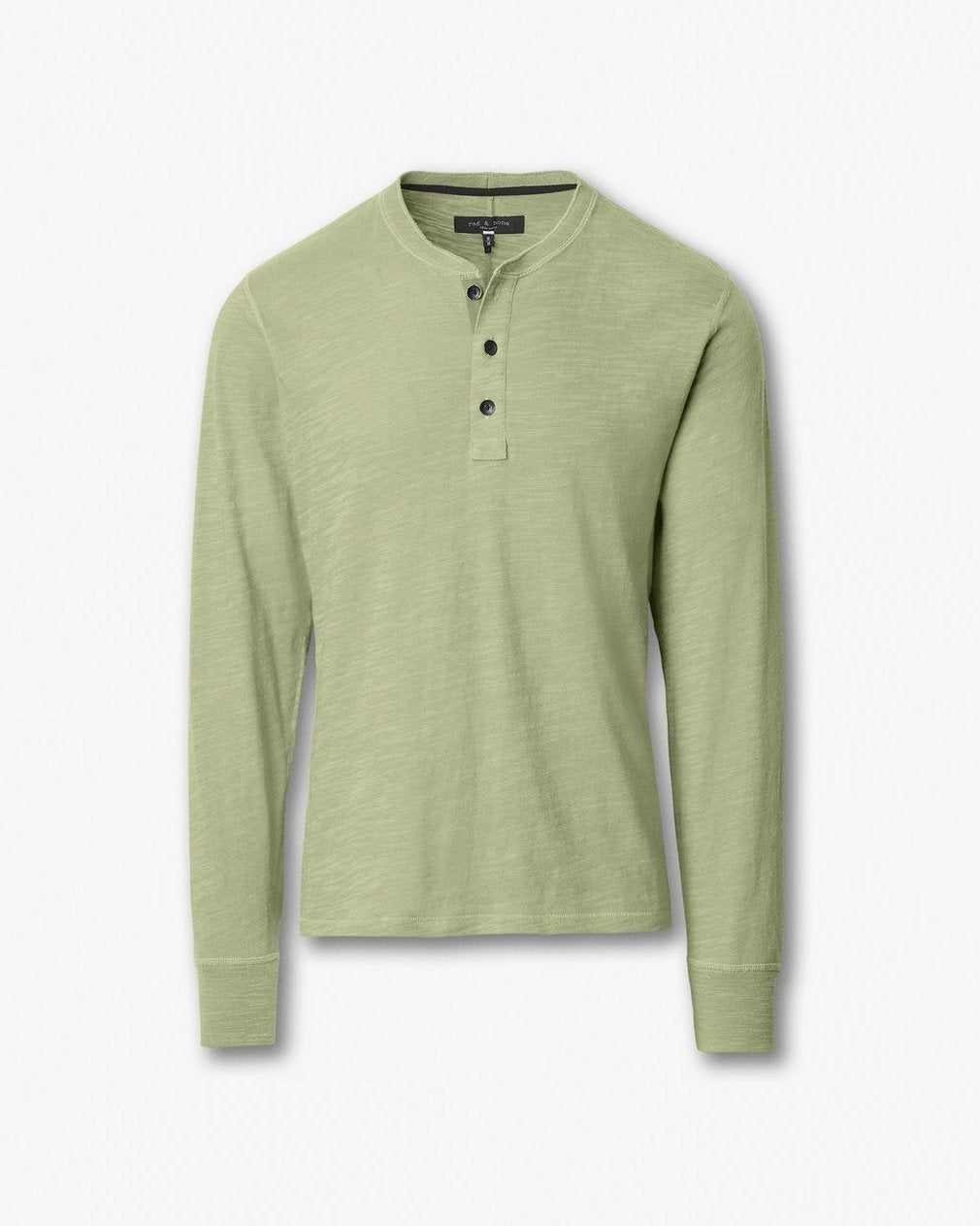 Classic Flame Henley - Dry Moss