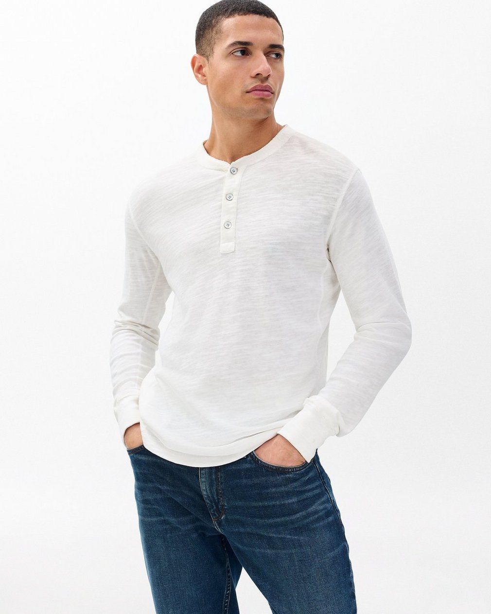 Classic Long-Sleeve Men's Henley