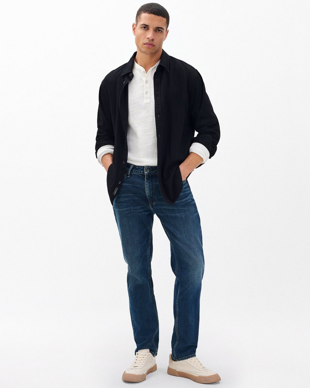 Classic Long-Sleeve Men's Henley