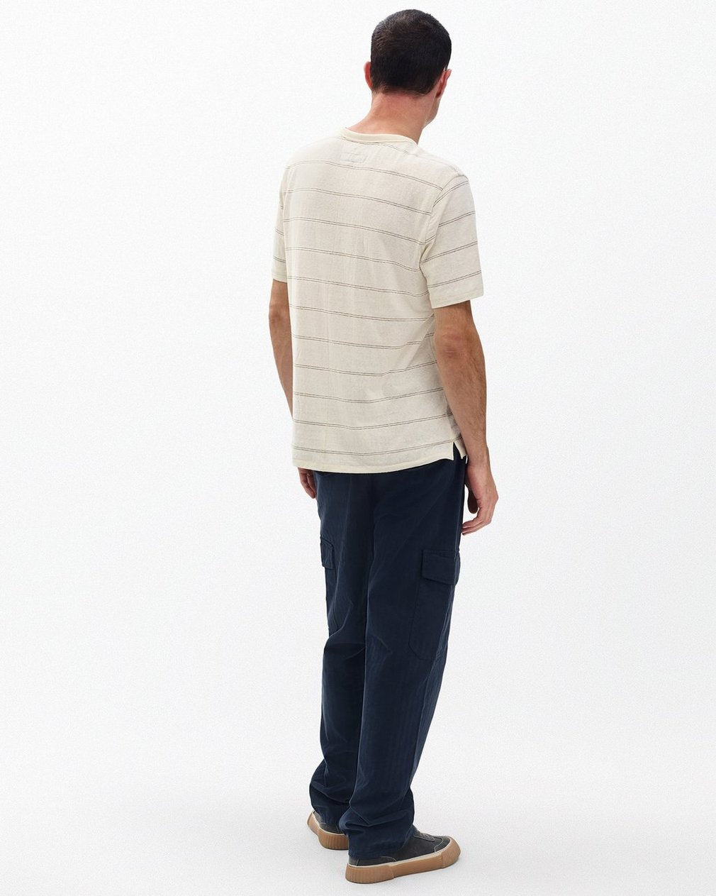 Classic Striped Tee - White