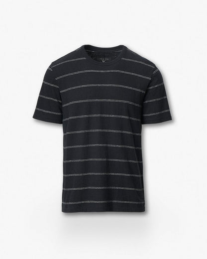 Classic Striped Tee - Black