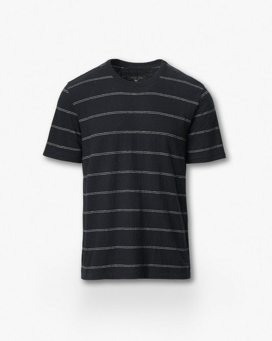 Classic Striped Tee - Black