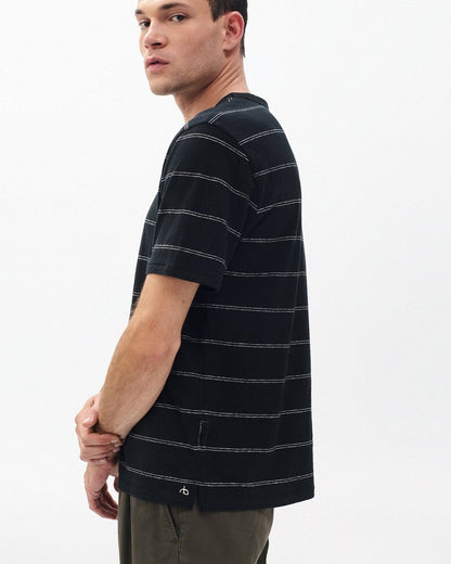 Classic Striped Tee - Black