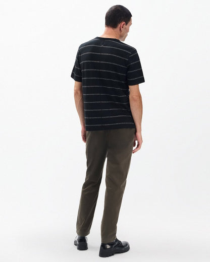 Classic Striped Tee - Black